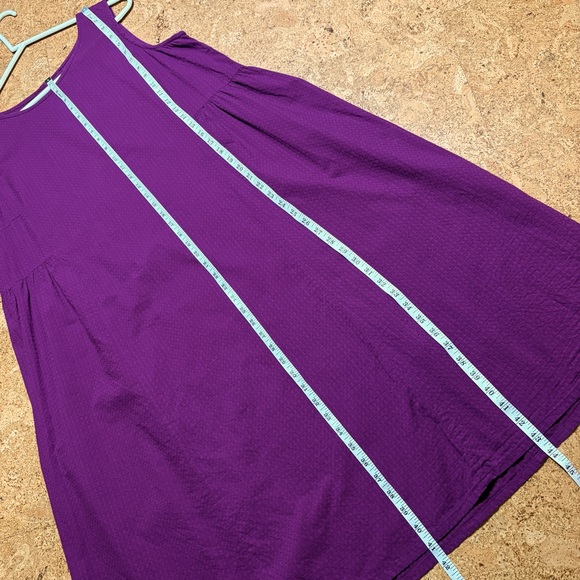 Gudrun Sjoden Textured Organic Cotton Oversized Lagenlook Dress Sz L - Picture 10 of 14